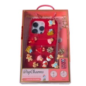 Artikl Pop Charms Red Christmas Themed iPhone 16 Pro Max Case
